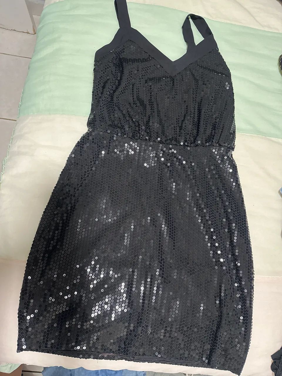 vestido festa brilhante veste P/M