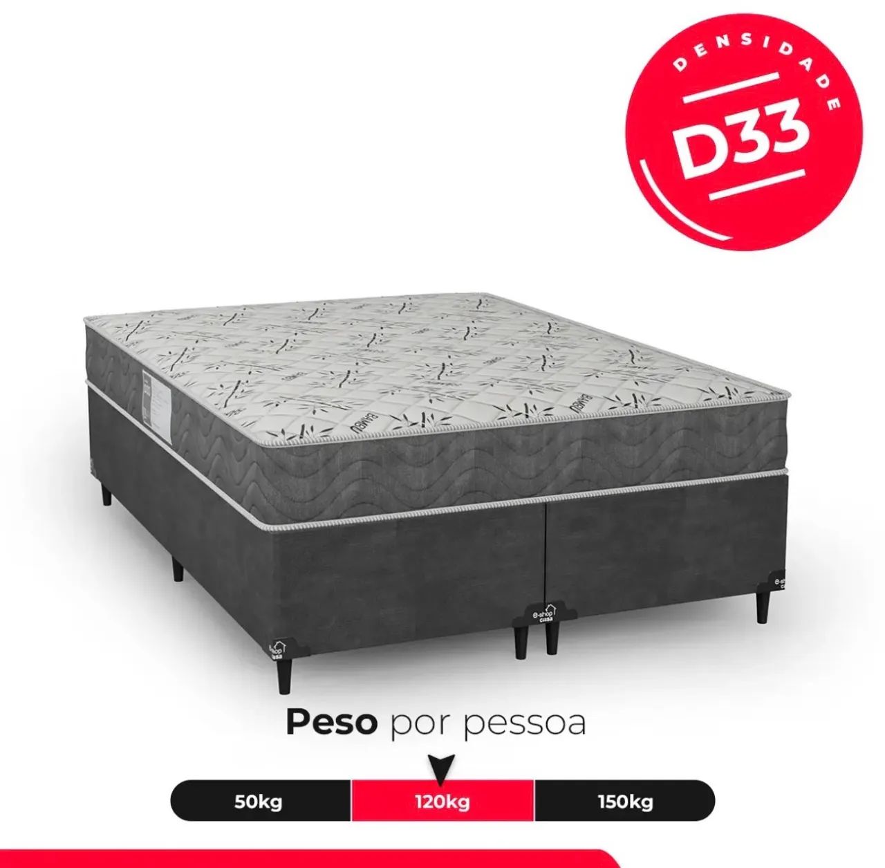Cama Box Casal Nova + Pillowtop Ortobom - Foto 5