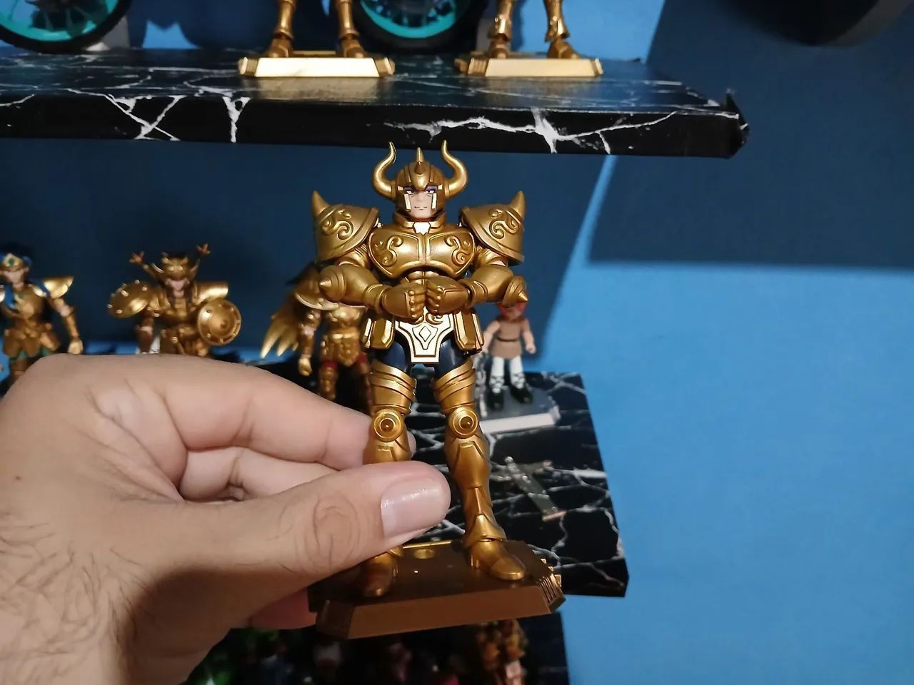 Bonecos cavaleiros do zodiaco e mario kart - Foto 2