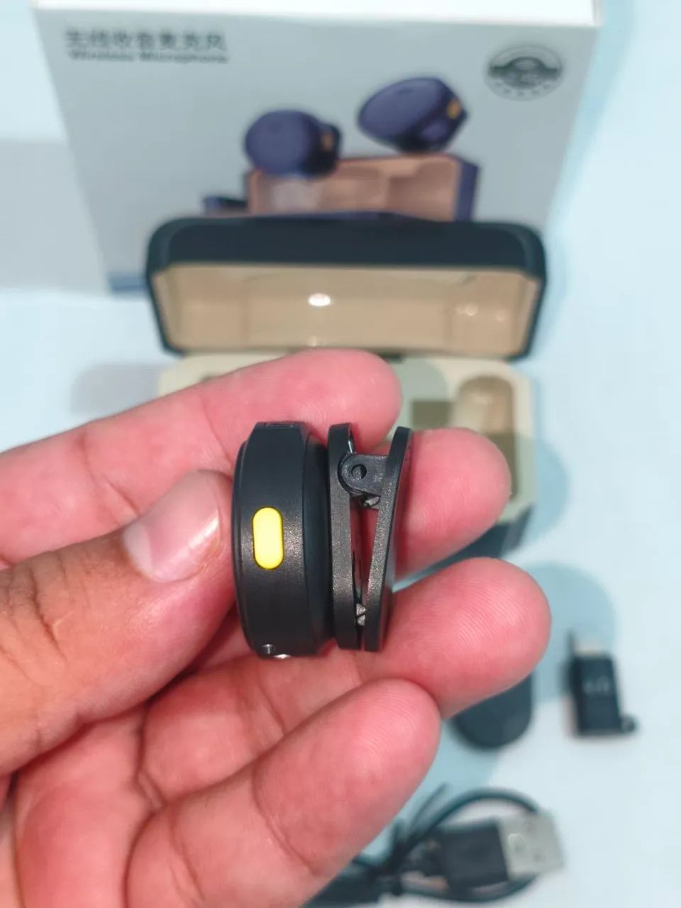 Microfone de Lapela Bluetooth  - Foto 2