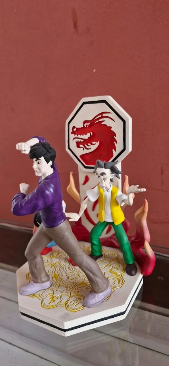 BONECO DO JACKIE CHAN E SUA TURMA EM IMPRESSÃO 3D - Foto 2