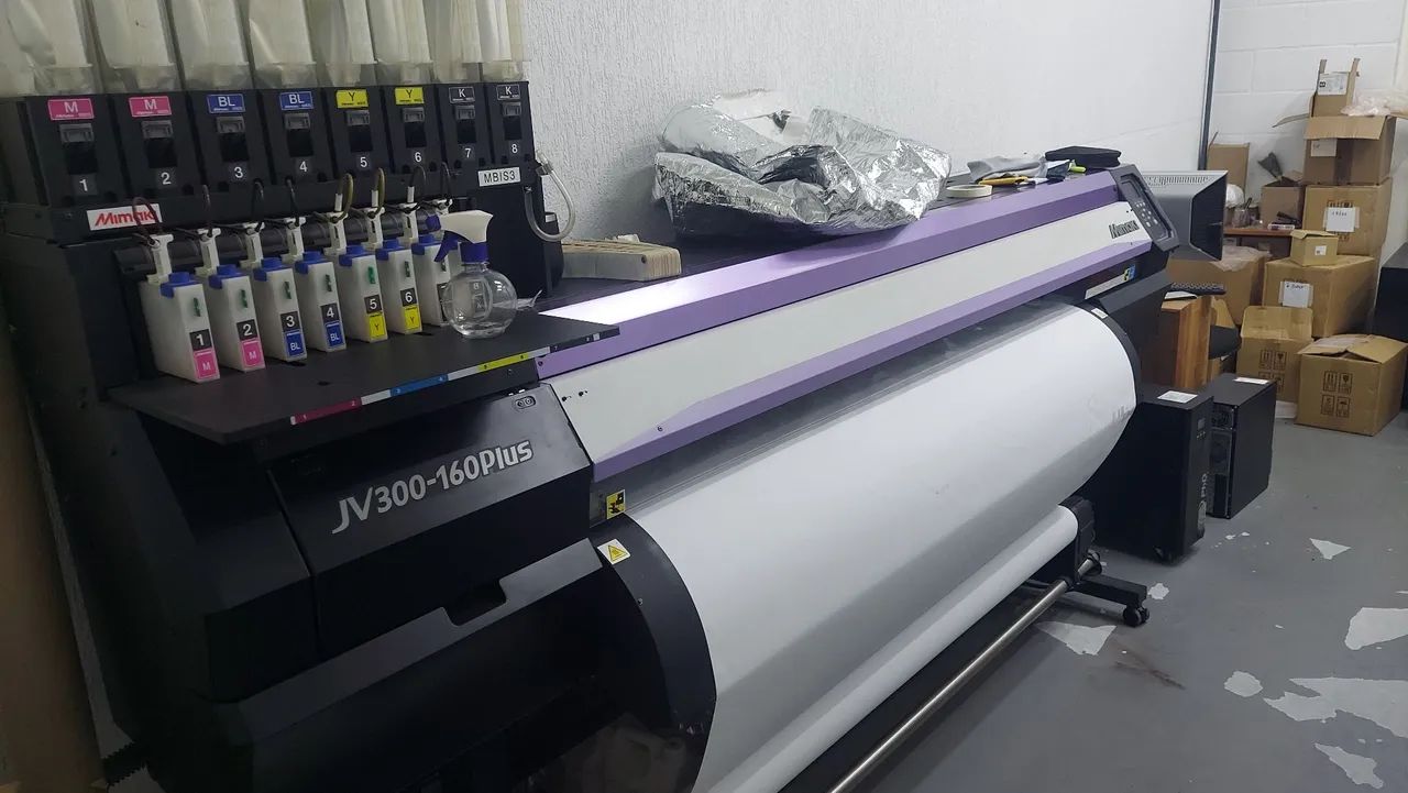 Impressora Mimaki JV300-160 Plus com duas cabeças. .  - Foto 4