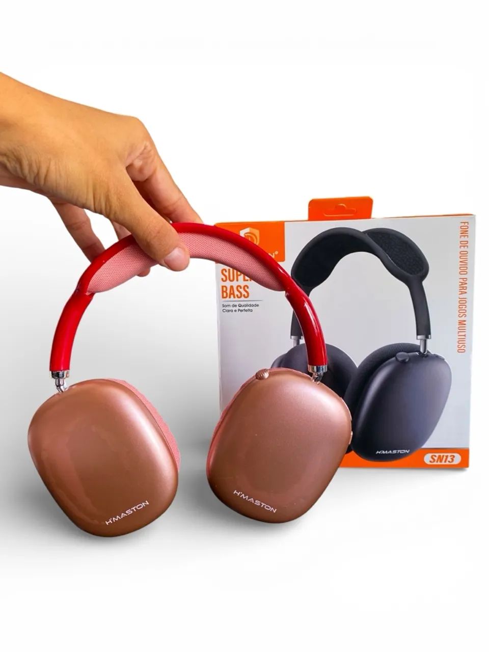 HEADPHONE BLUETOOTH SUPER BASS HMASTON SN13 - Foto 3