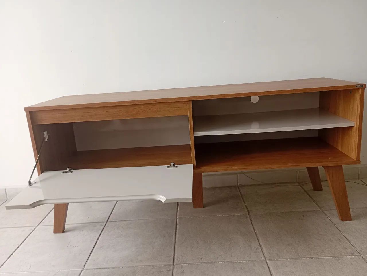 Rack para TV - cinamomo/offwhite  - Foto 5