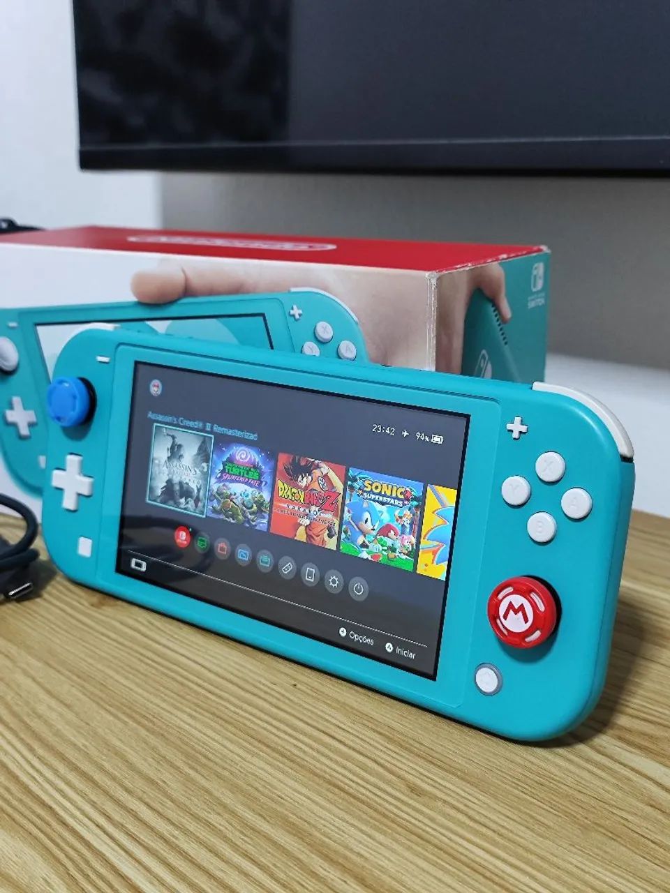 Nintendo Switch lite desbloqueado com jogos - Aceito envio  - Foto 2