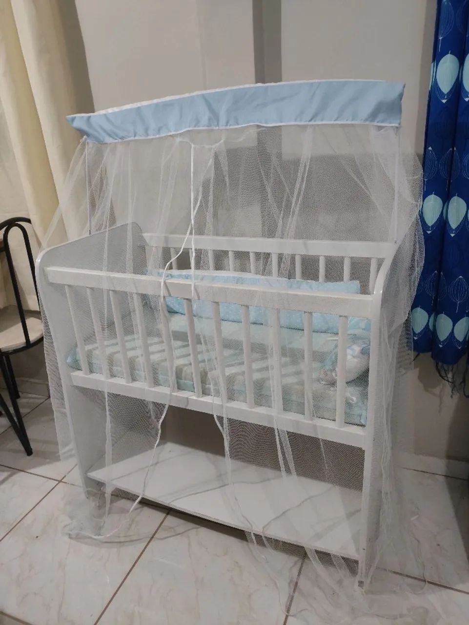 Vendo mini berço com kit protetor  - Foto 3