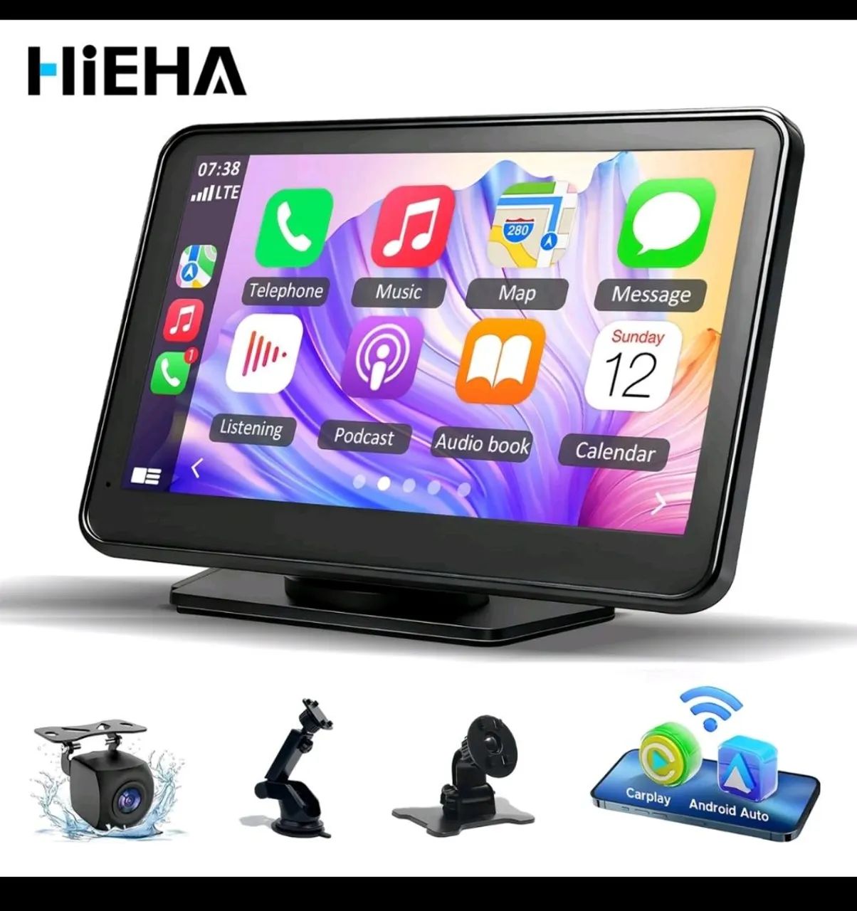 Carplay sem fio 7 polegadas  - Foto 2