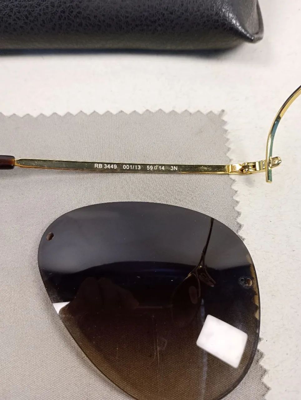 Óculos de Sol Ray-Ban RB3449 Original - Com Estojo - Foto 3