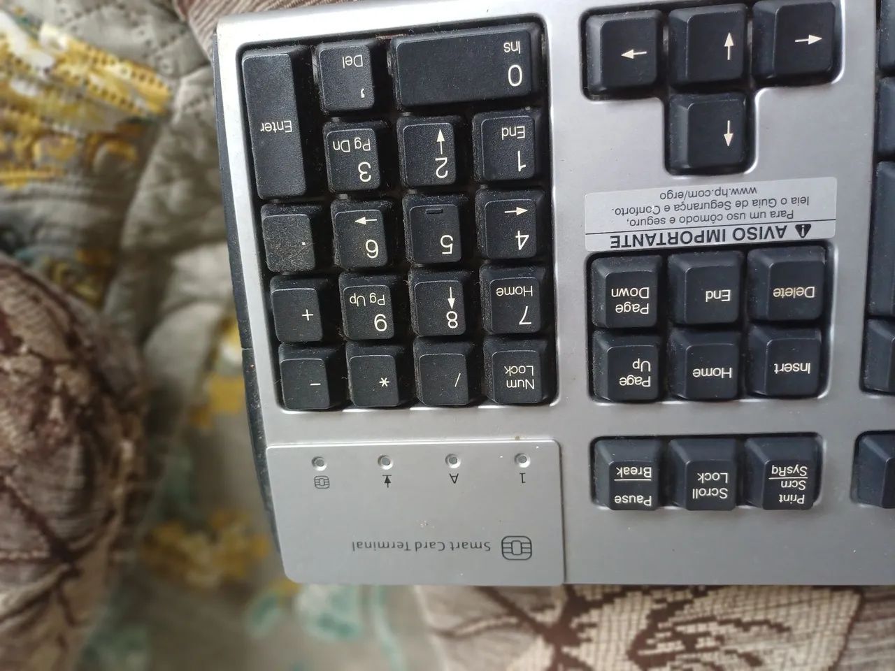 TECLADO HP COM SMART CARD TERMINAL  - Foto 4