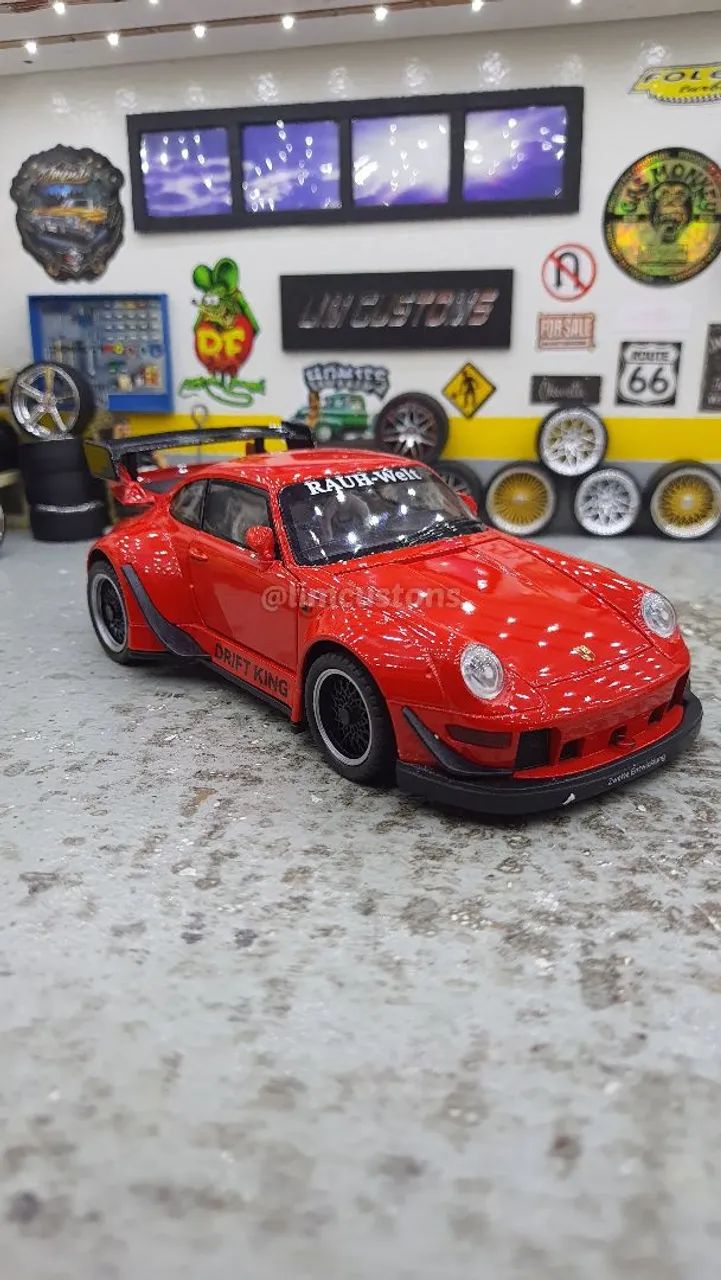 Miniatura Coleção 1:24 - Porsche 911 T 