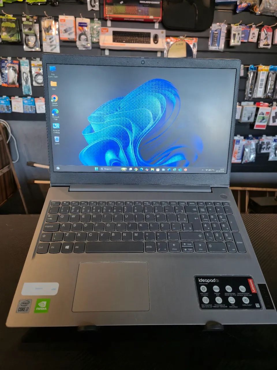 Notebook Lenovo Core i7 10ª com video - Foto 4