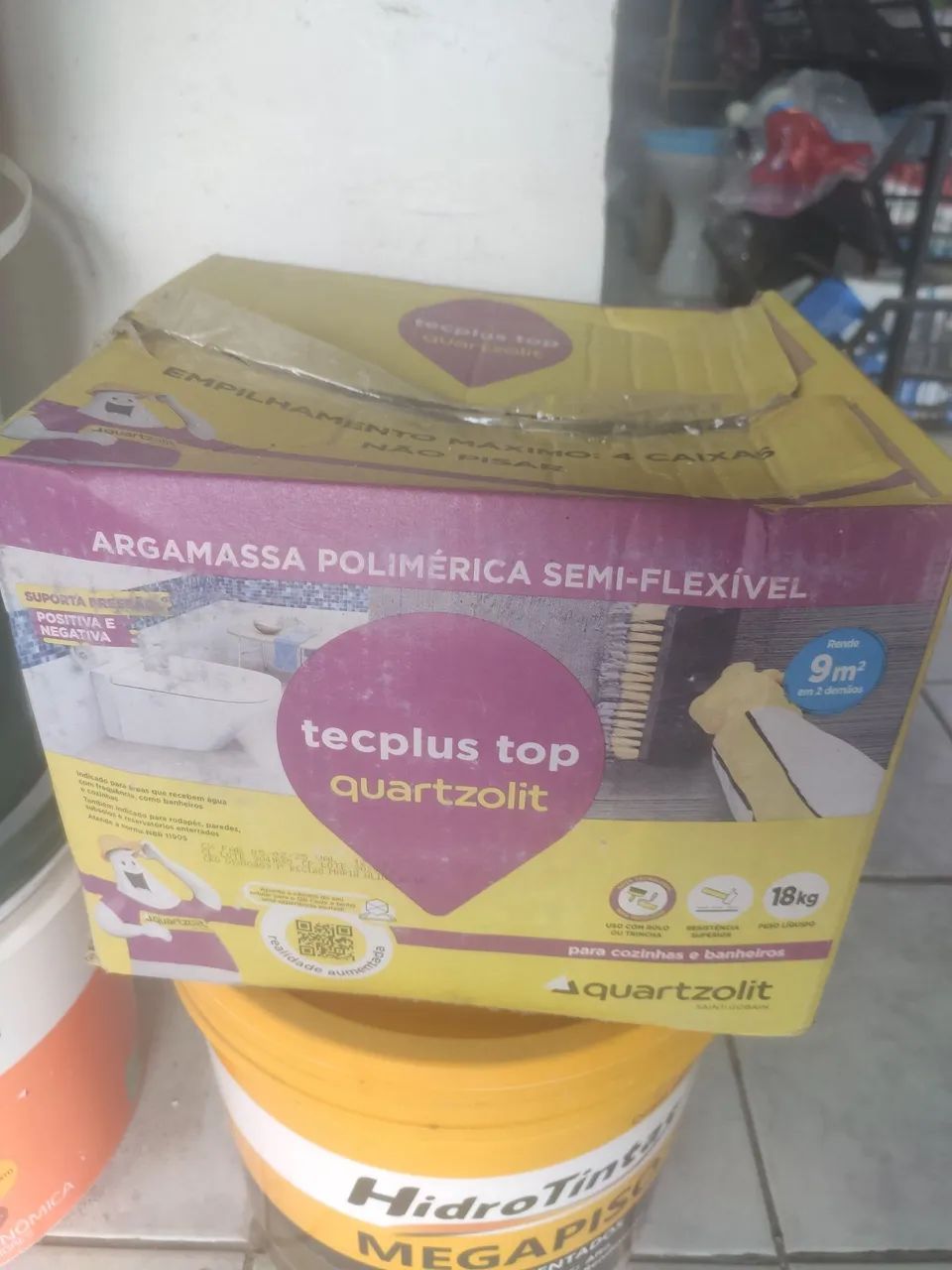 Polimerica argamassa tecplus top 18kg