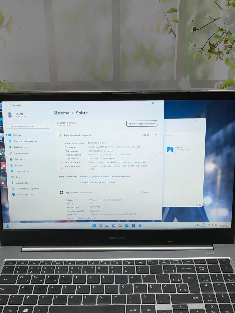 Notebook Samsung core i3 10ª - Foto 2