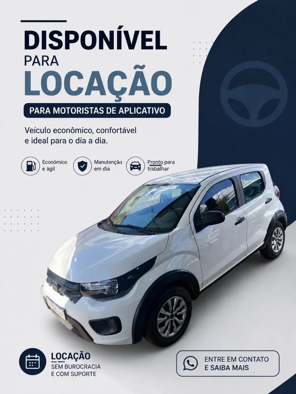 Alugo carro para motorista Uber/99 - Foto 2