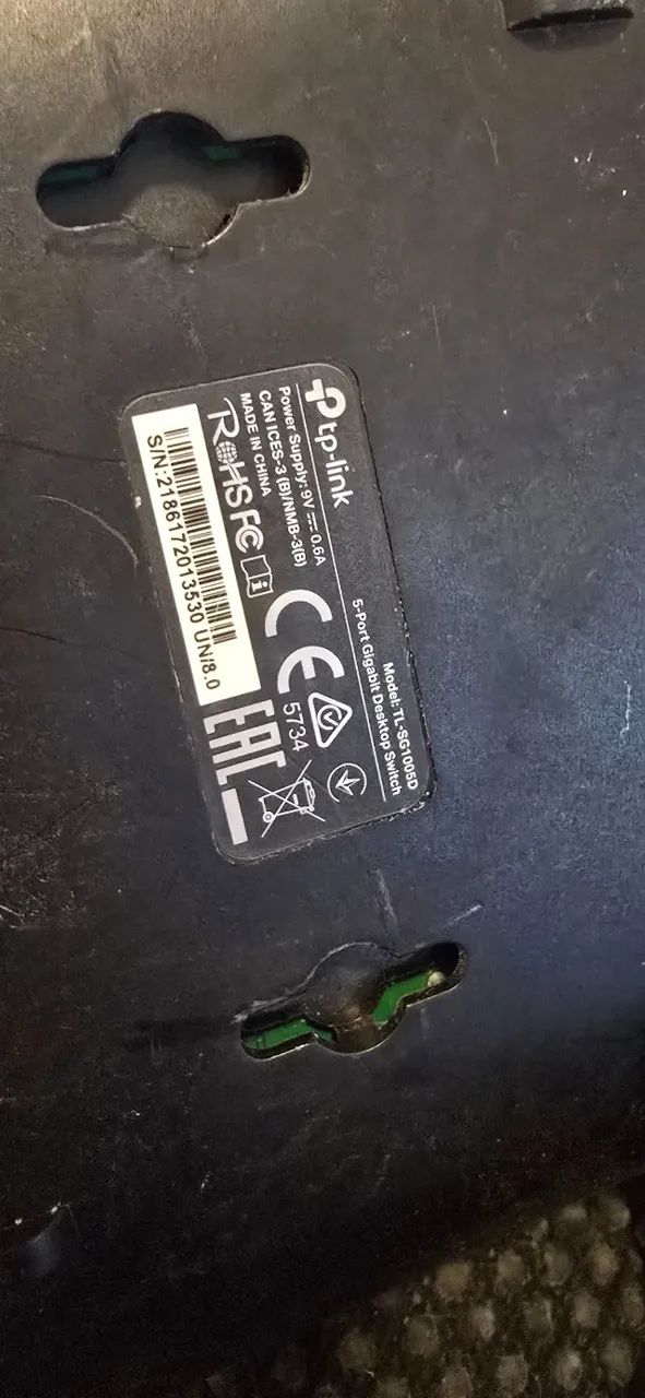 Switch TP-Link TL-SG1005D 5 Portas Gigabit - Funcionando - Foto 3