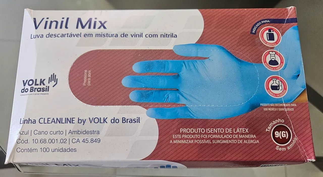 Luvas nitrílicas VOLK (sem amido) - Foto 2