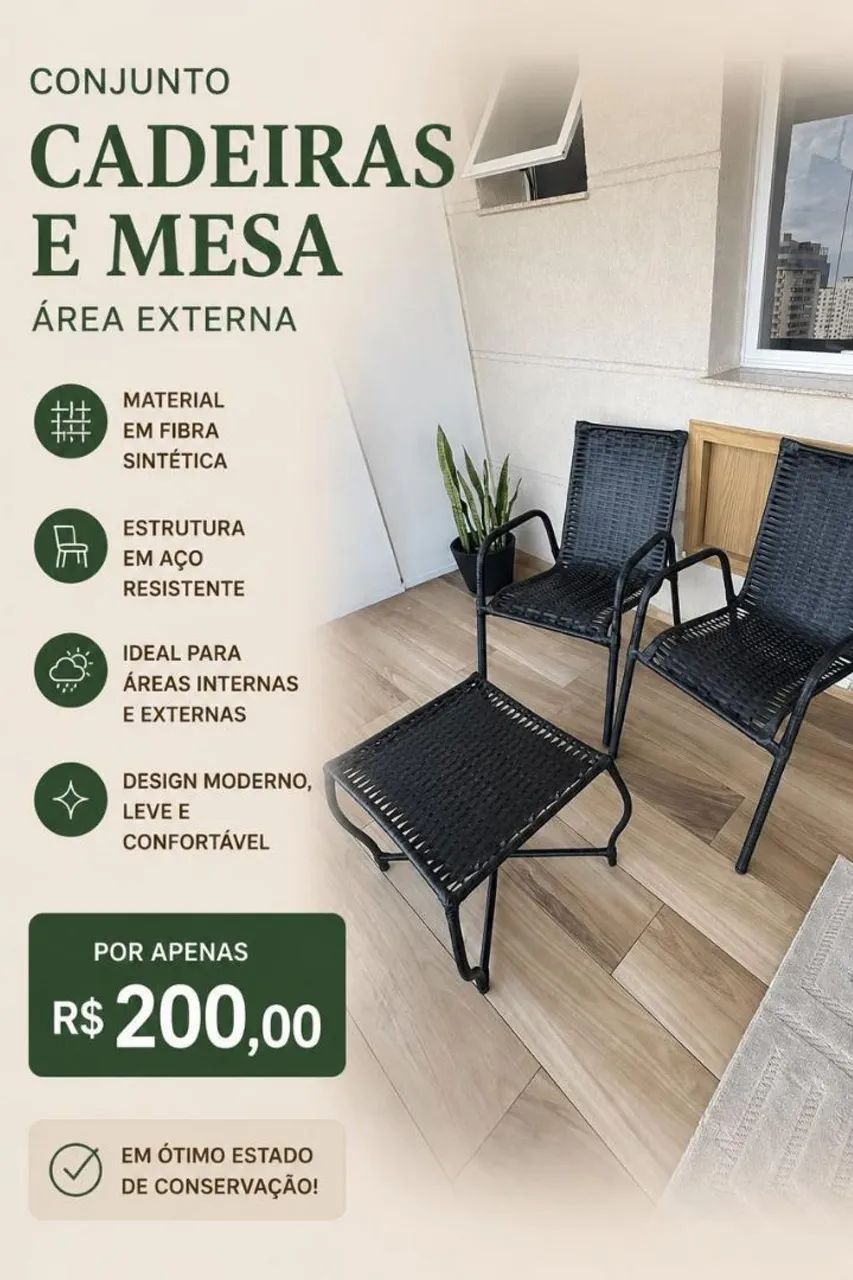 Mesa para varanda