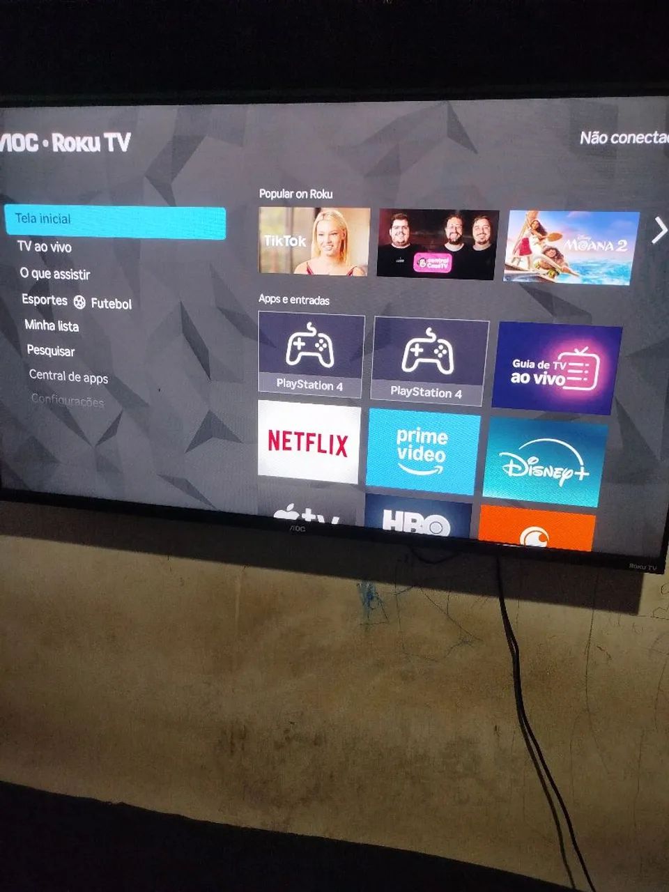 TV AOC ROKU 43