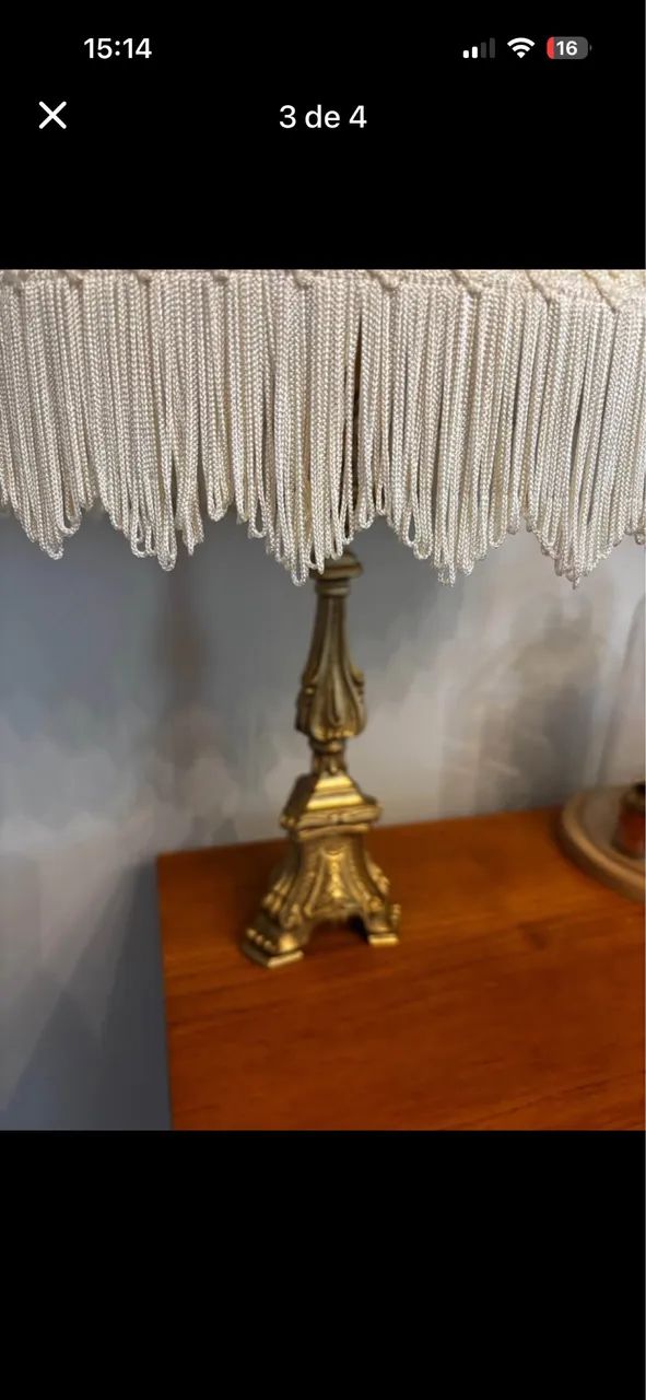 Abajur com cúpula  - Foto 2