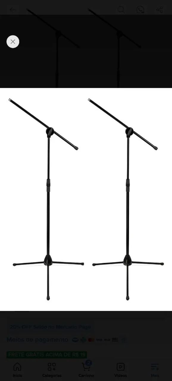 Suporte microfone novo UNIDADE 180$