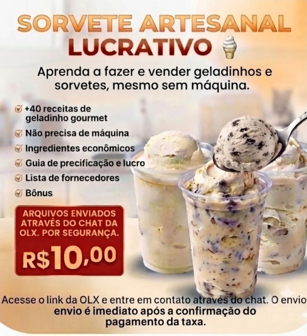 Aprenda fazer geladinhos  artesanais italianoa por apenas R$10,00