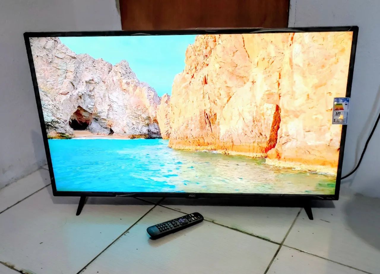 Tv 43 AOC ROKU SMART ESTADO DE ZERO  - Foto 3