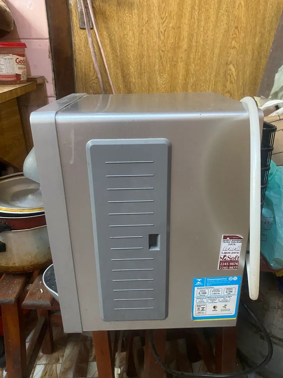 Purificador de Água Refrigerado por Compressor Soft Everest Slim Prata - Foto 2
