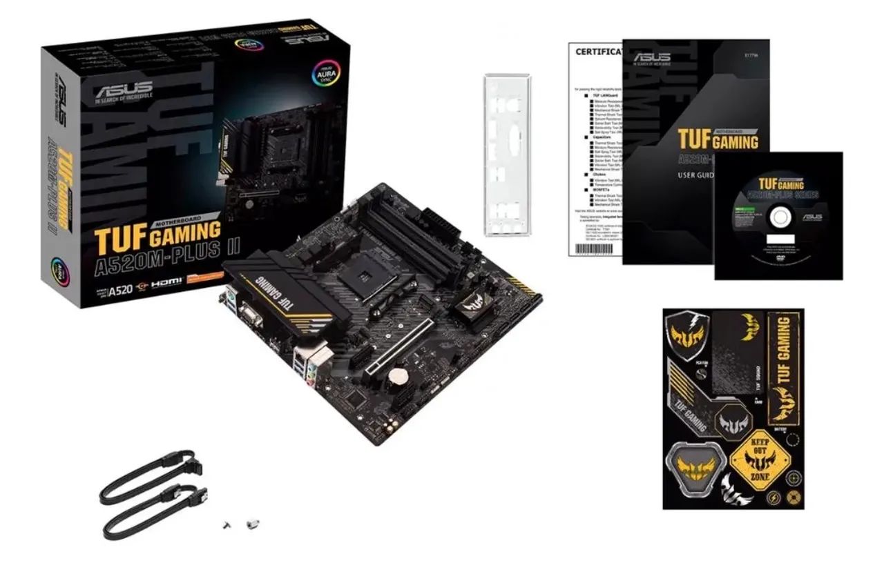 Placa Mãe Asus Tuf Gaming A520m - Plus II