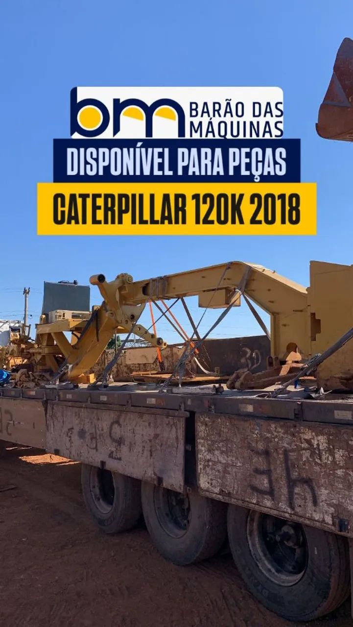 MOTONIVELADORA CATERPILLAR 120K PARA PEÇAS