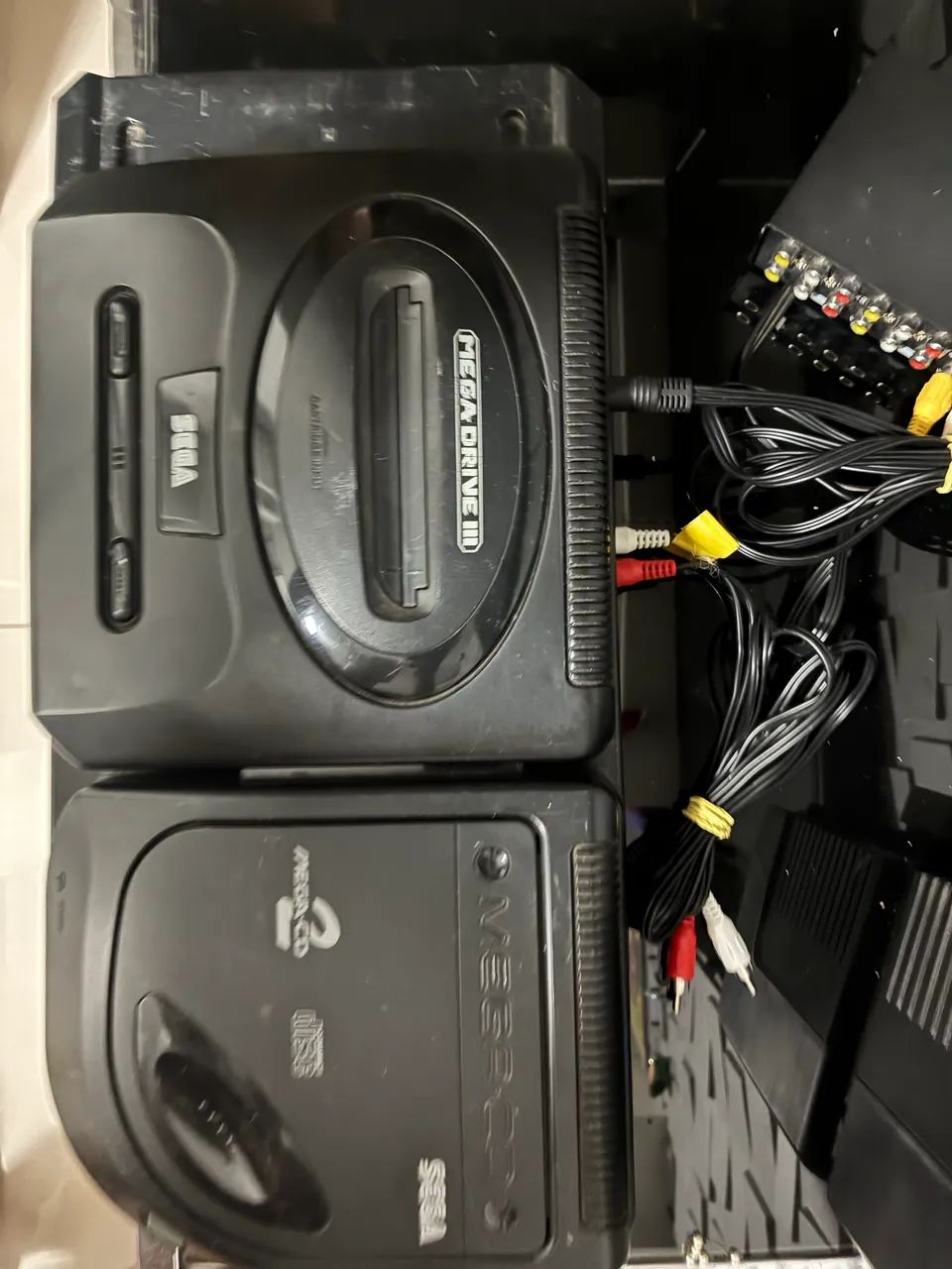 Mega Cd 2 - liga mas não lê Cd + mega funcionando normal 