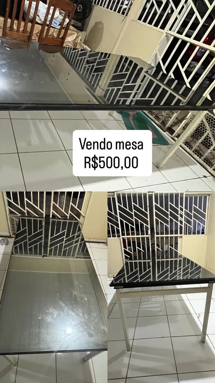 Vendo Mesa de vidro