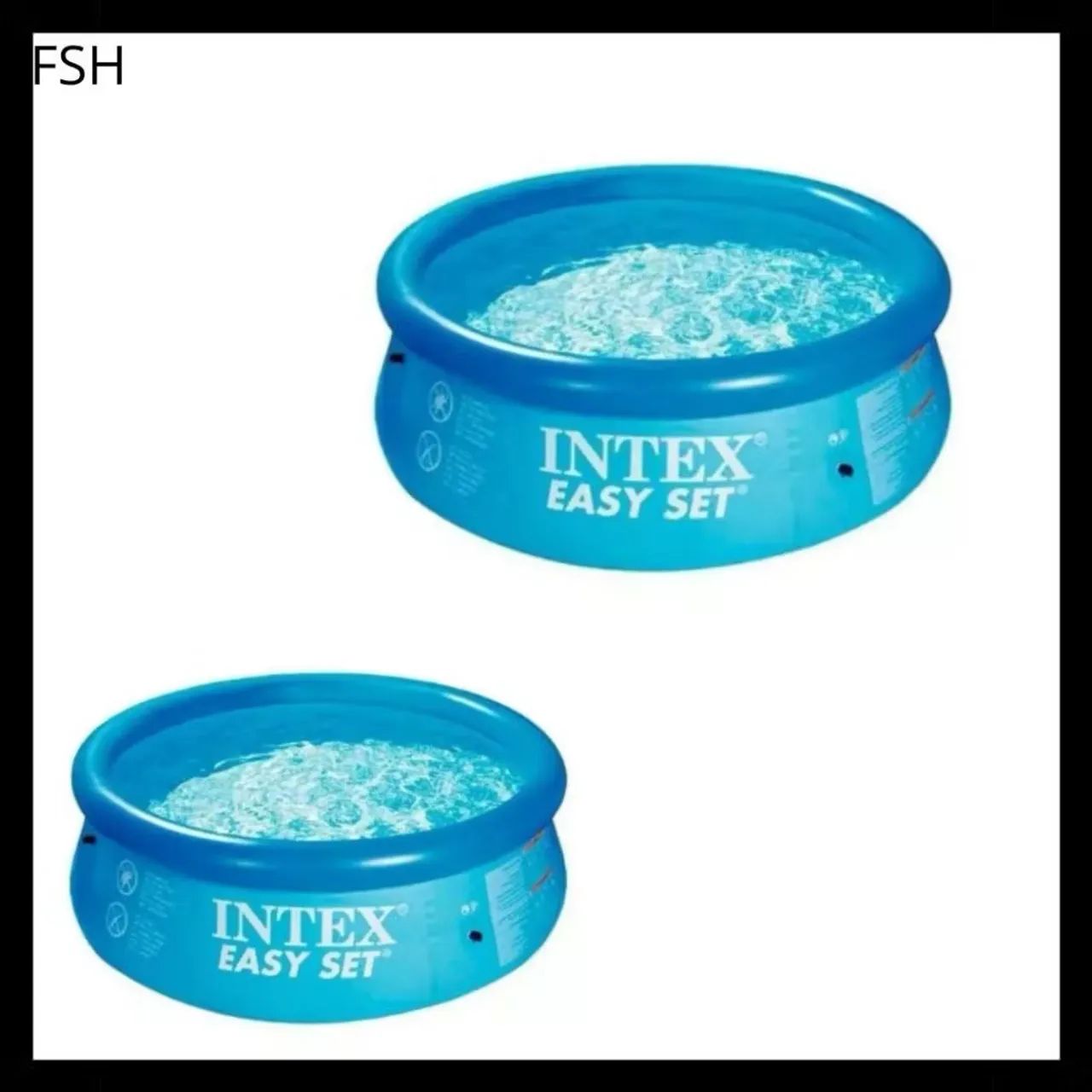 Piscina inflável Intex 2419 L com capa e clorador  - Foto 3