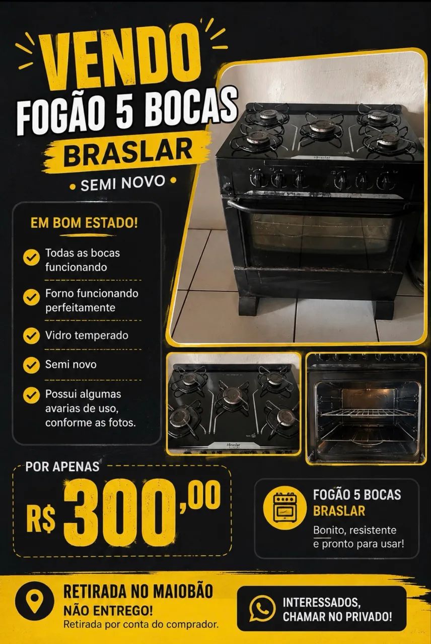 Fogão 5 bocas - Foto 4