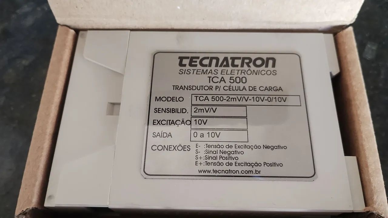 Transdutor célula de carga TCA 500 tecnatron  - Foto 2