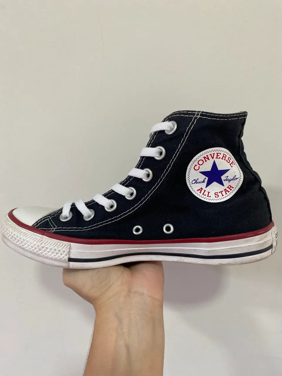 All Star Preto Cano Alto N°36 - Foto 3