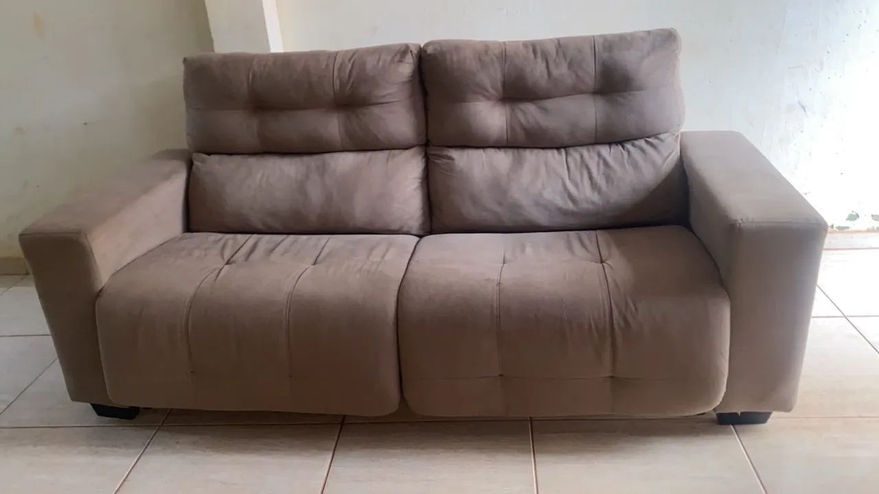 SOFÁ 2 LUGARES SEMI NOVO por R$ 350,00 - Foto 3