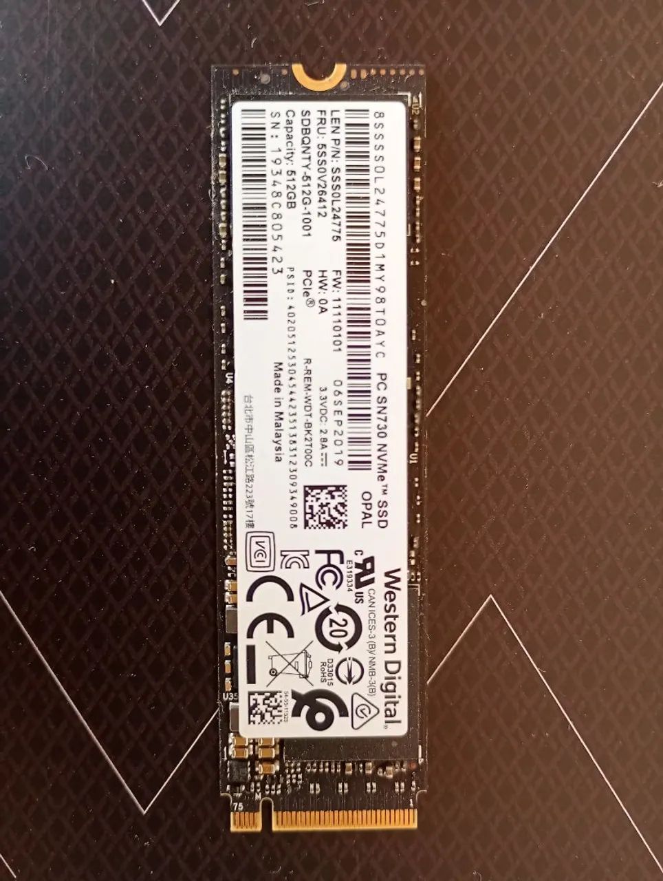NVME WEST DIGITAL WD 500 GB - Foto 2