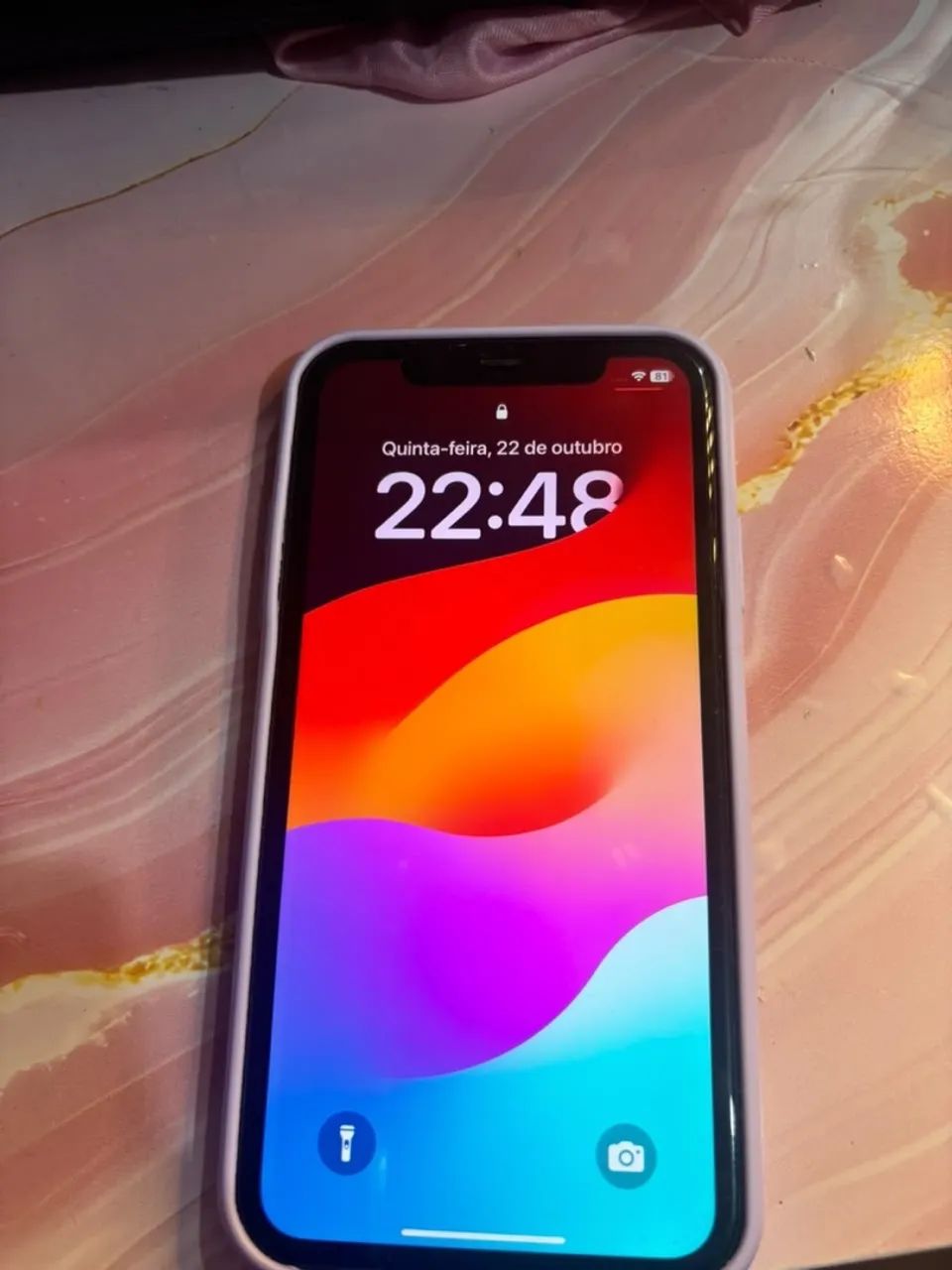 iPhone 11 lilás 128 gigas