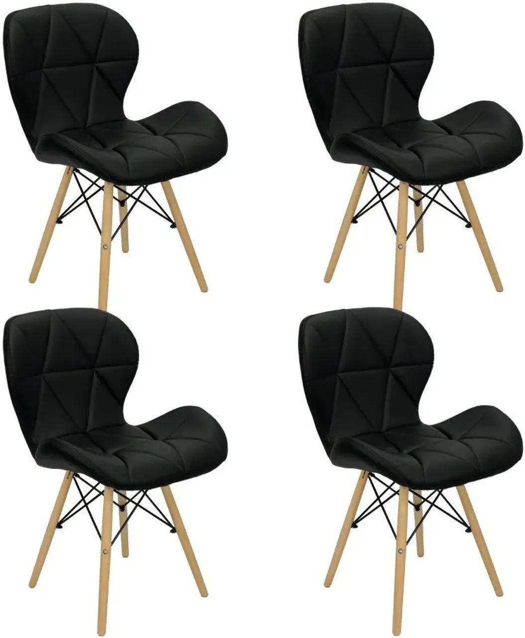 Cadeiras slim base fixa 
