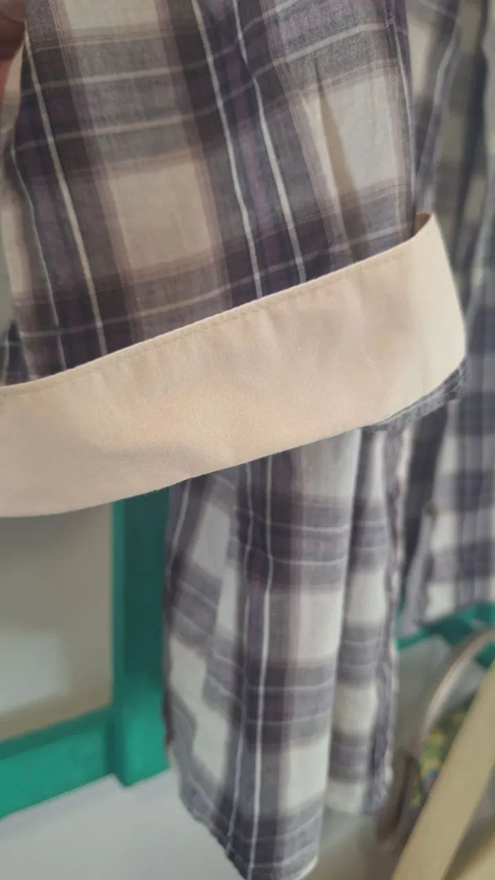 Blusa feminina quadriculada - Foto 5