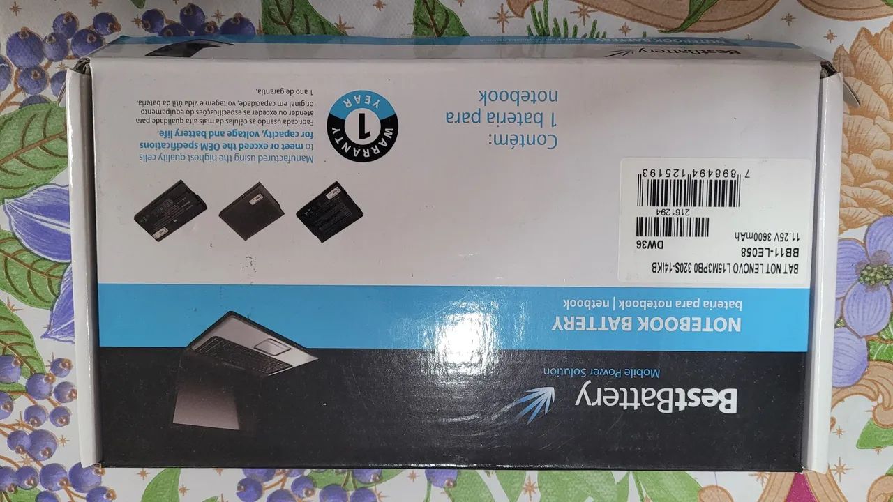 NOVA Bateria Notebook Lenovo L15L3PB0 - Foto 5