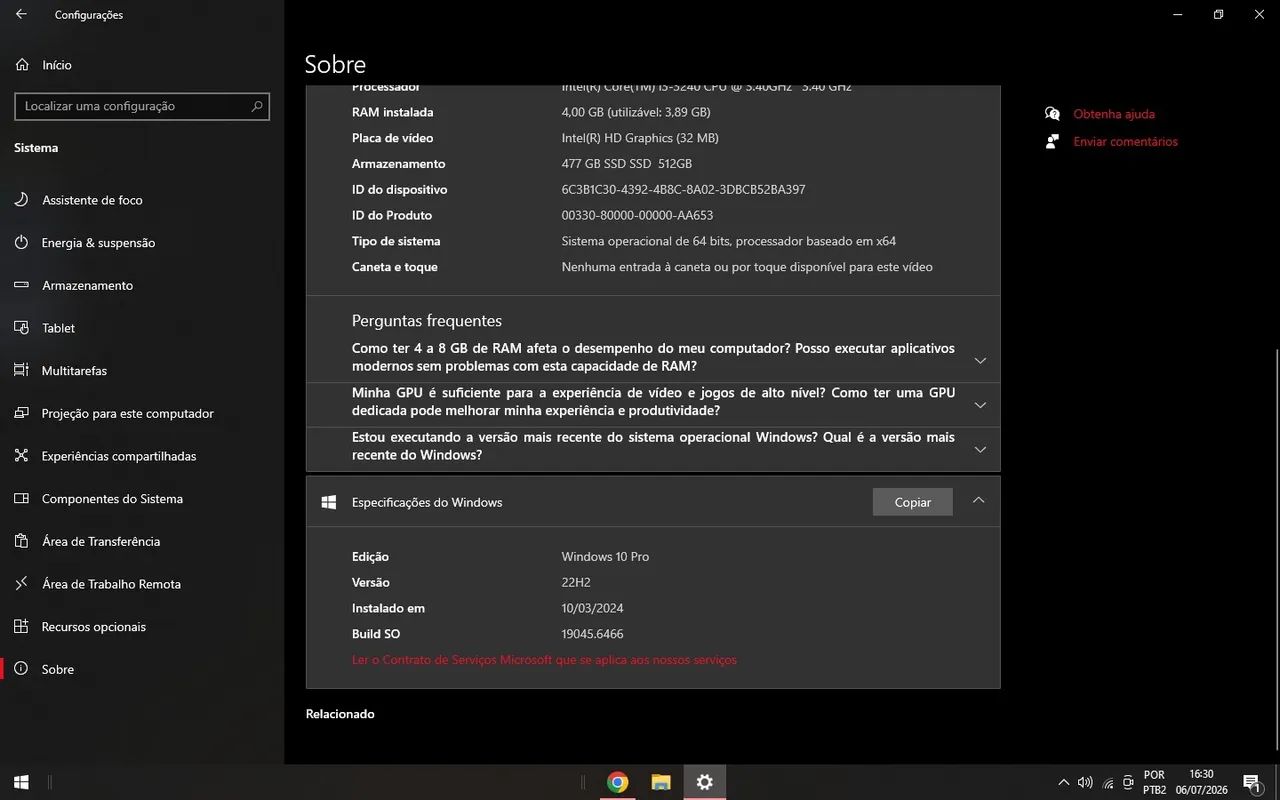 PC Intel i3 + SSD 512GB | Sem monitor - Foto 5