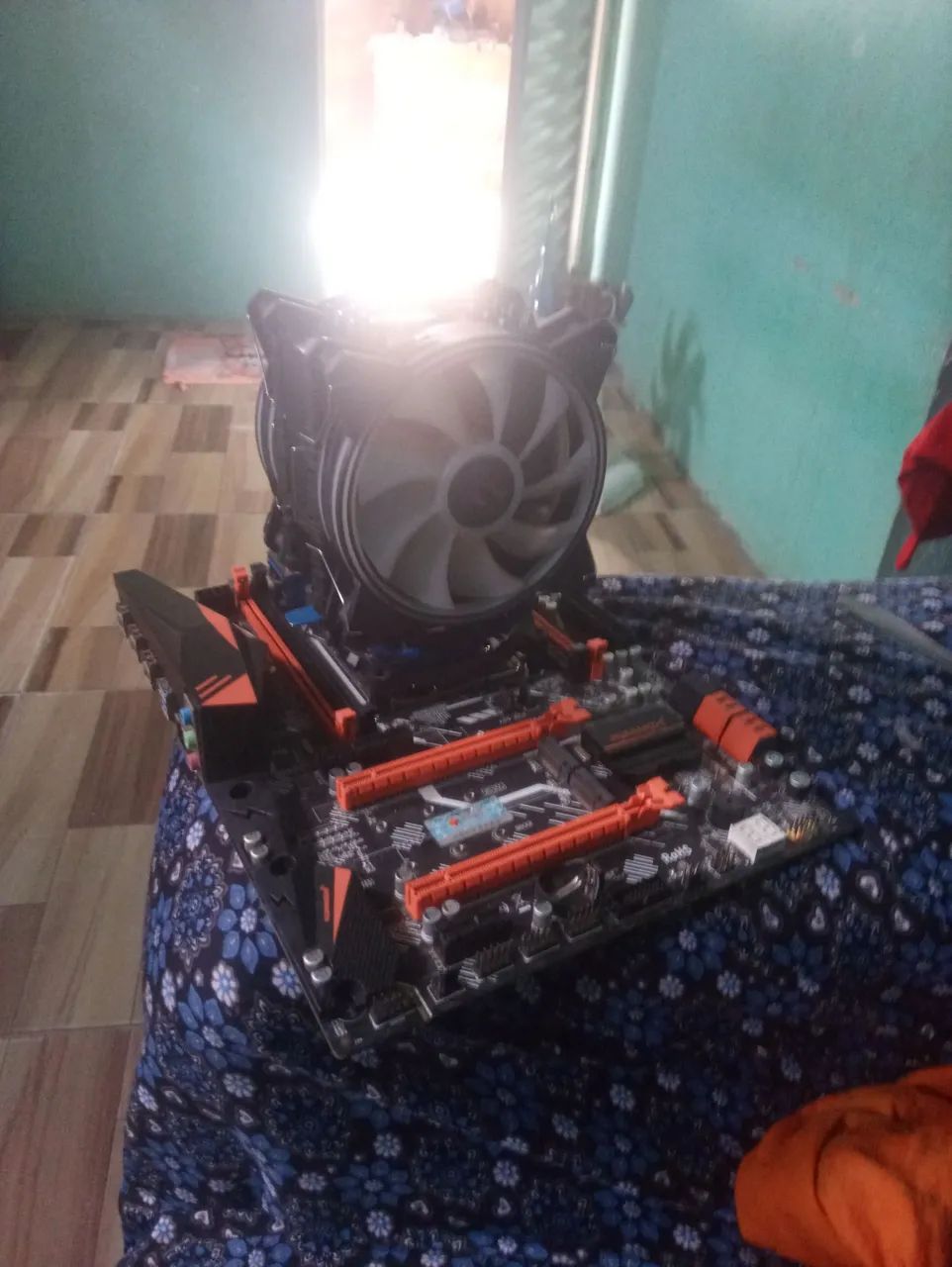 Placa mae +cooler x99 
