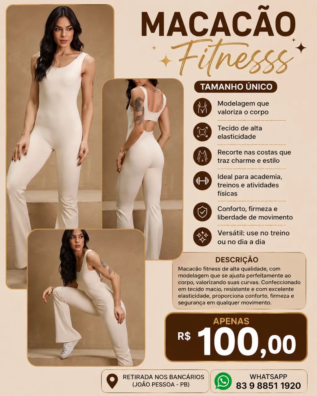 Macacão Fitness