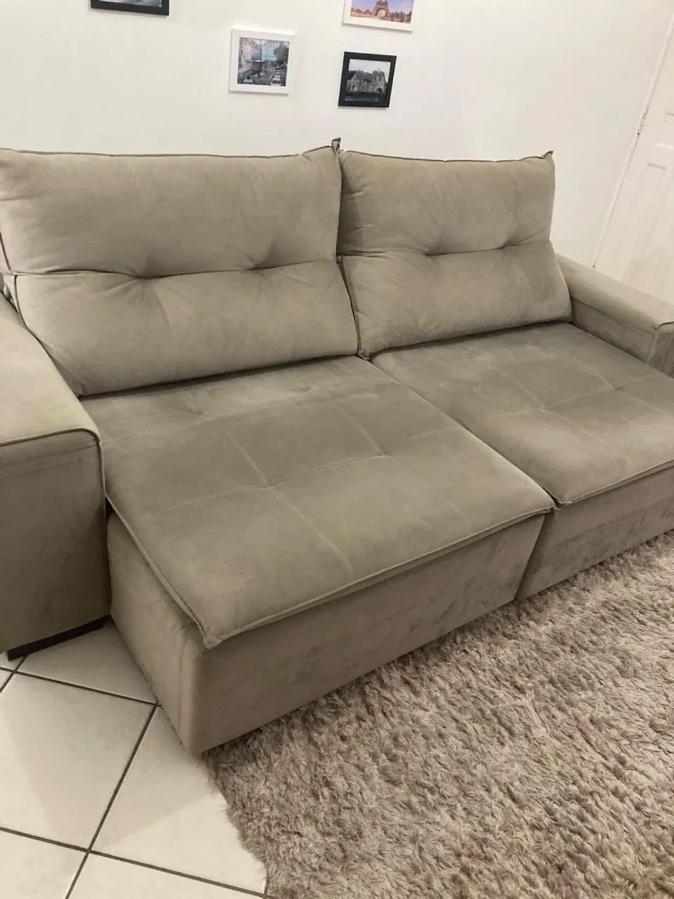 Vendo Sofá Retrátil em perfeita condições.  - Foto 2
