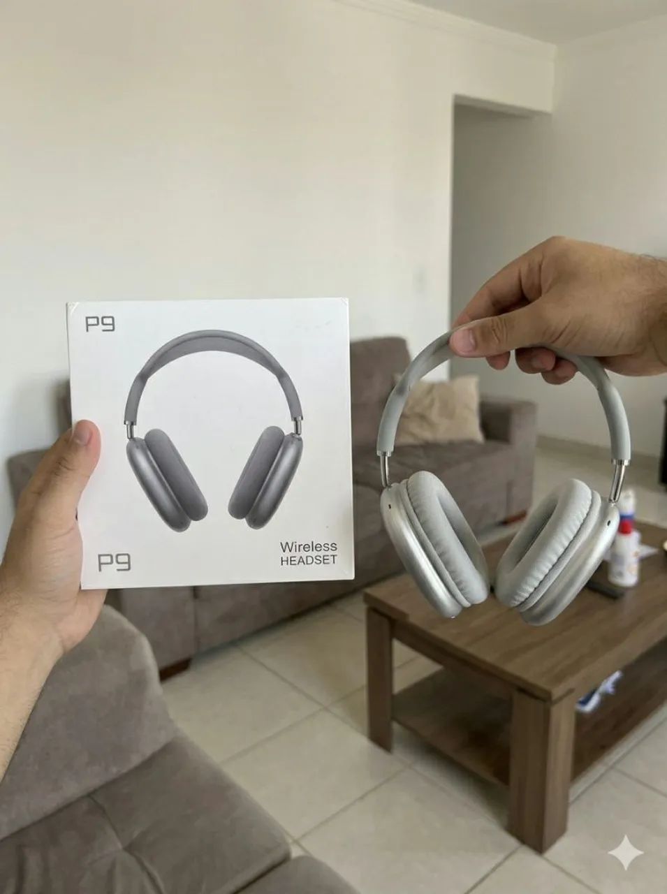 Fone P9 Air Original Bluetooth - Novo - Foto 4