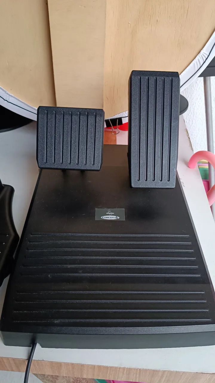 Volante+pedal para PC antigo  - Foto 3