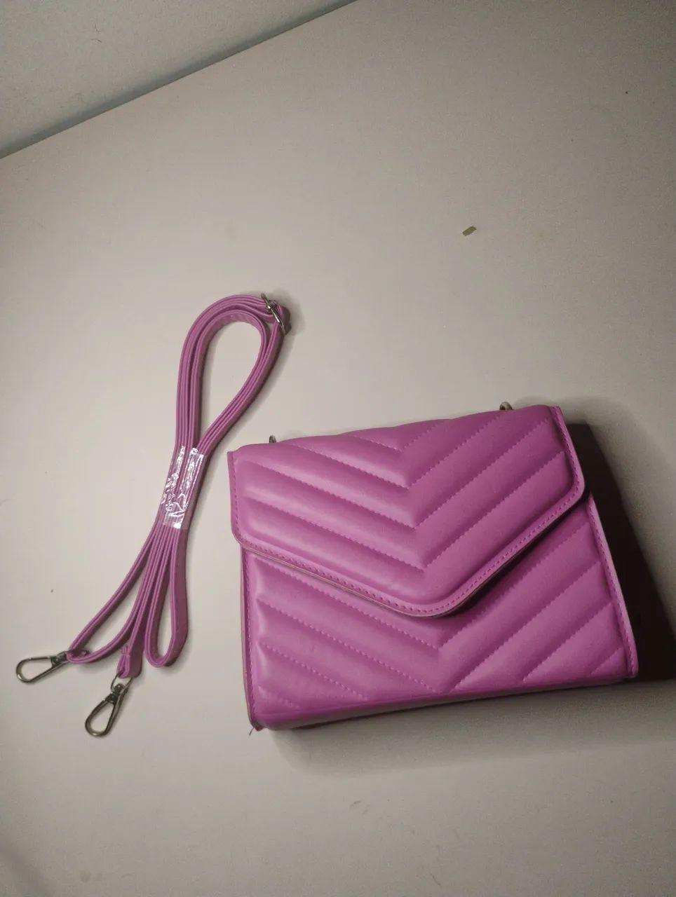 Bolsa Rosa Média Feminina  - Foto 5