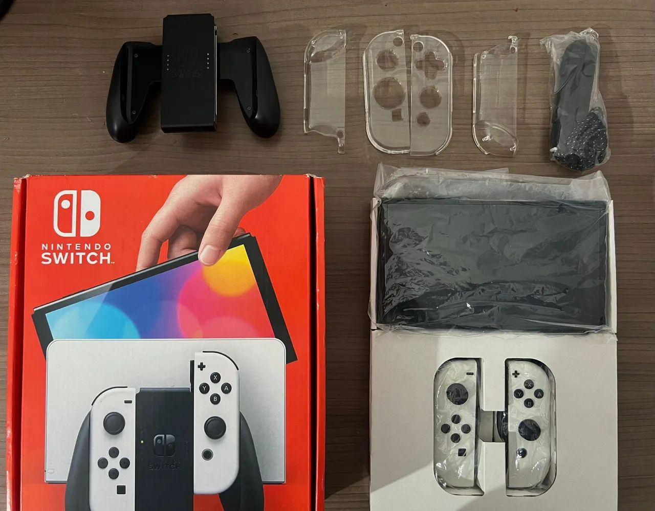 Nintendo Switch OLED 64GB Branco - Completo na Caixa