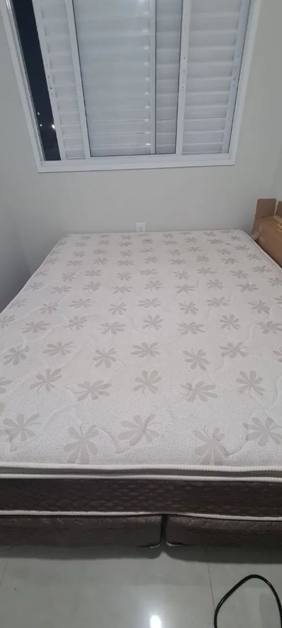 Cama e colchão box queen - Foto 2